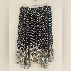 American Eagle paisley midi skirt